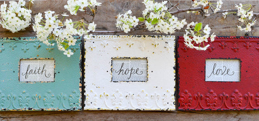 Lavish Your Soul lifestyle blog, DIY projects to inspire this Easter, Faith, Hope, Love, Lavish Three 3