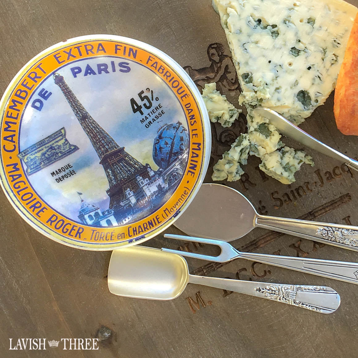 Small individual cheese plate serving dish appetizers lavish three 3