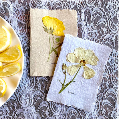 Lavish Three Floral Card & Set