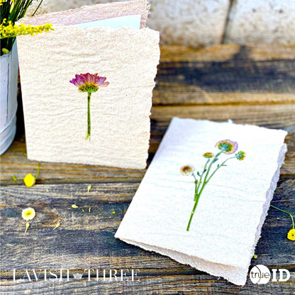 Lavish Three Floral Card Set