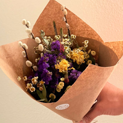 Candle Light + Floral Gift Set