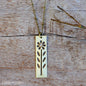 Delightful Daisy delicate chain necklace, amber crystal Lavish three 3