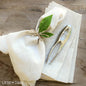 Large cloth linen blend dinner beige neutral color lavish three 3