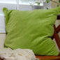 Sage Velvet large Square pillow